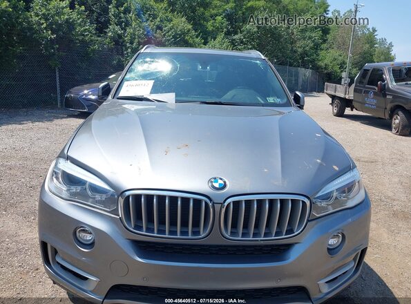 5UXKR0C55J0X92166 2018 BMW X5 Silver Դիմացի տեսք