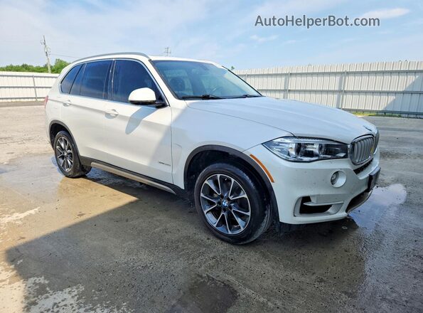 5UXKR0C55JL072865 2018 BMW X5 White Передня права чверть