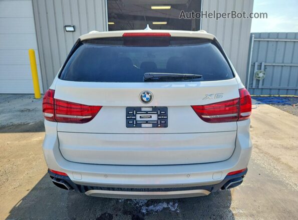 5UXKR0C55JL072865 2018 BMW X5 White Вид ззаду