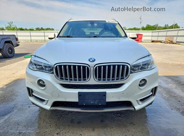 5UXKR0C55JL072865 2018 BMW X5 White Вид спереду