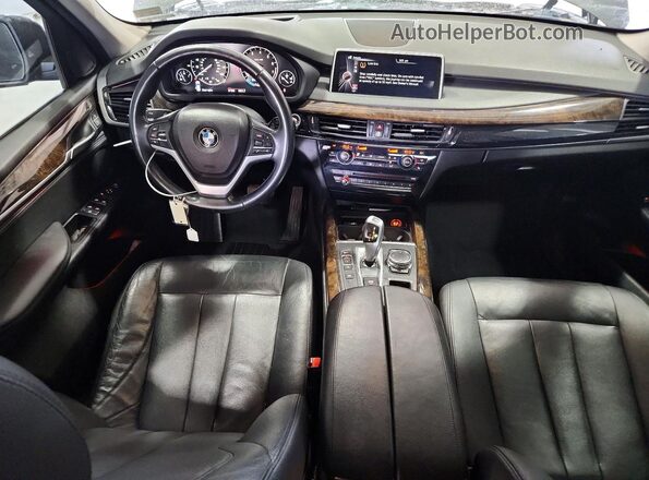 5UXKR0C56G0P21731 2016 BMW X5 Charcoal Widok deski rozdzielczej