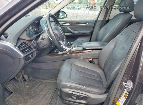 5UXKR0C56G0S87309 2016 BMW X5 Серый Вид салона спереди