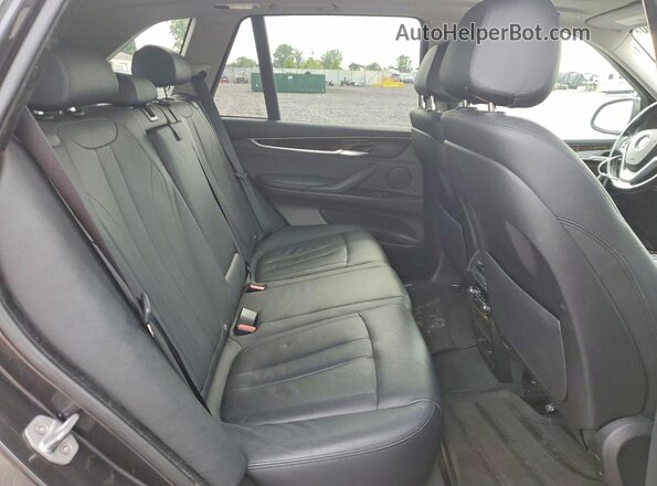 5UXKR0C56G0S87309 2016 BMW X5 Серый Вид задней части салона