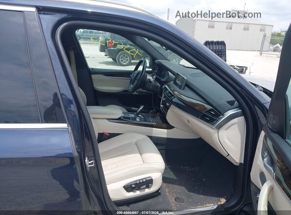 5UXKR0C56H0V50156 2017 BMW X5 Blue Սալոնի դիմացի տեսք