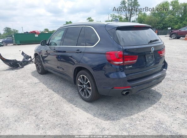 5UXKR0C56H0V50156 2017 BMW X5 Blue Հետևի ձախ