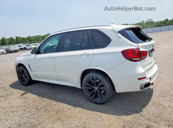 5UXKR0C56JL073121 2018 BMW X5 White Trasero izquierdo