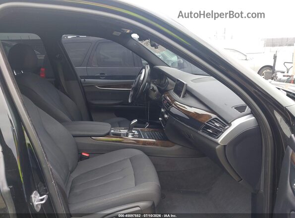 5UXKR0C56JL074656 2018 BMW X5 Black Vista interior delantera
