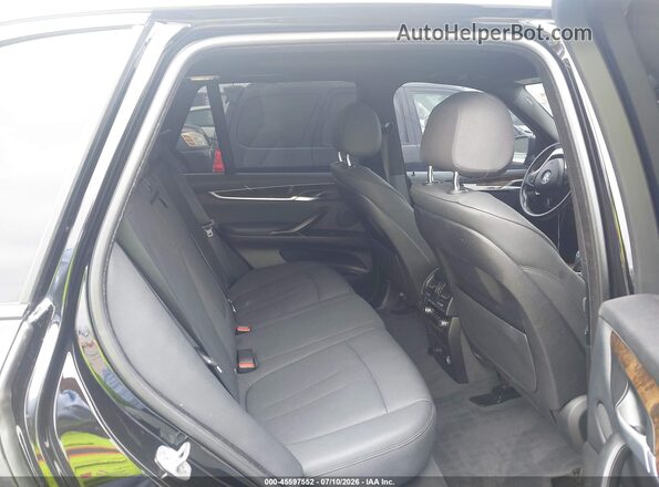 5UXKR0C56JL074656 2018 BMW X5 Black Vista de la etiqueta del VIN