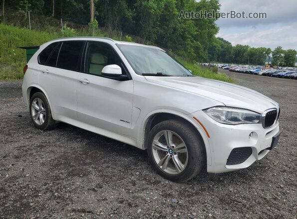 5UXKR0C57J0Y03751 2018 BMW X5 White Delantero derecho