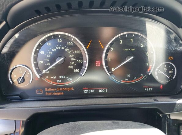 5UXKR0C58G0P33024 2016 BMW X5 White Вид щитка приладів