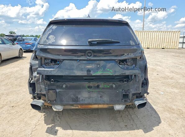 5UXKR0C58G0S87358 2016 BMW X5 Black Rear view
