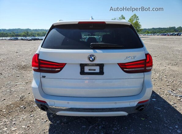 5UXKR0C59G0P25532 2016 BMW X5 White Vista trasera