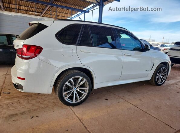 5UXKR0C59G0S92892 2016 BMW X5 White Задня права чверть