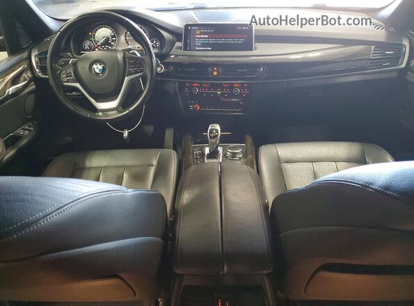5UXKR0C59J0X86354 2018 BMW X5 Черный Вид панели приборов