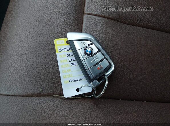 5UXKR0C59J0X87648 2018 BMW X5 Blue Widok deski rozdzielczej