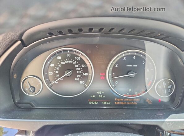 5UXKR0C59J0Y04643 2018 BMW X5 Gray Vista del cuadro de instrumentos