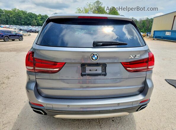 5UXKR0C59J0Y04643 2018 BMW X5 Gray Vista trasera