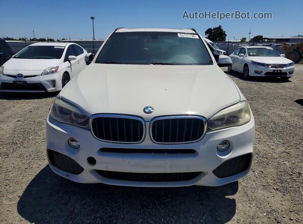5UXKR0C5XG0P20422 2016 BMW X5 White Front view