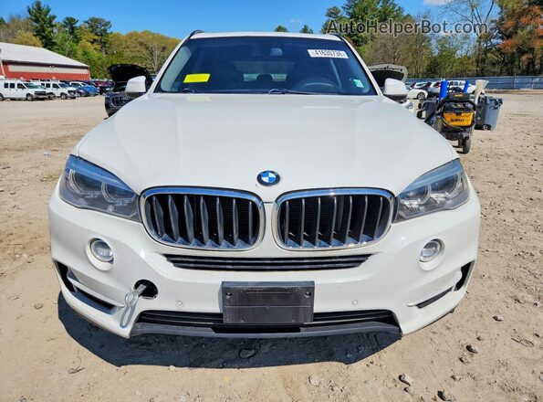 5UXKR0C5XG0P30044 2016 BMW X5 White Դիմացի տեսք