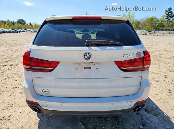 5UXKR0C5XG0P30044 2016 BMW X5 White Հետևի տեսք