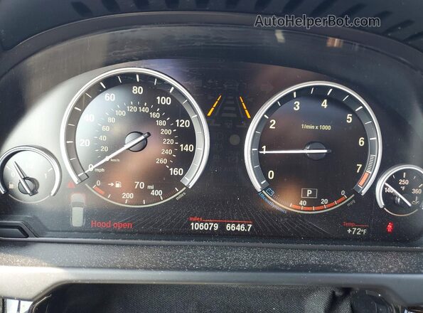 5UXKR0C5XG0P32585 2016 BMW X5 Black Սարքավորումների վահանակի տեսք