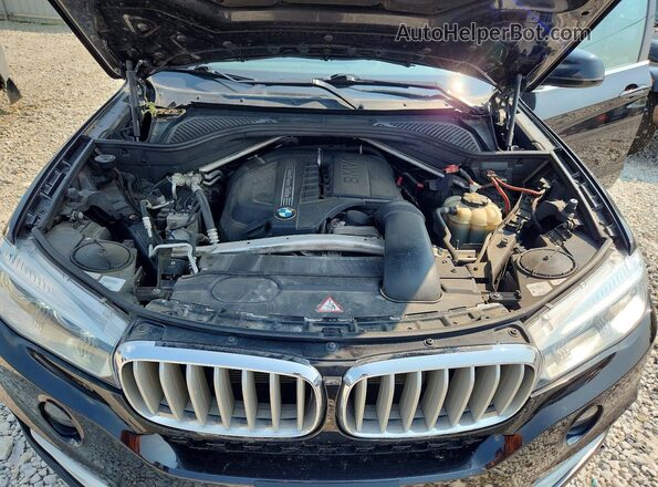 5UXKR0C5XG0S85255 2016 BMW X5 Black Вид підкапотного простору