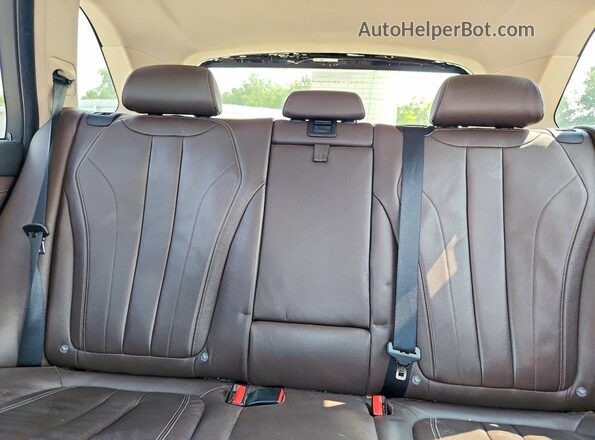 5UXKR0C5XG0S85255 2016 BMW X5 Black Вид задніх сидінь
