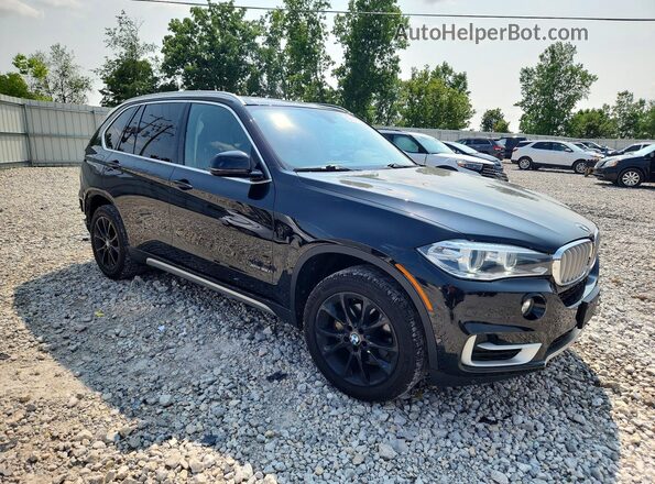 5UXKR0C5XG0S85255 2016 BMW X5 Black Передня права чверть