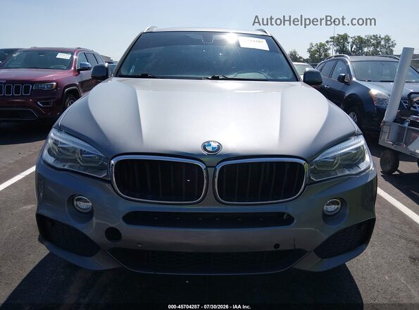 5UXKR0C5XH0V67929 2017 BMW X5 Gray Вид задньої частини салону