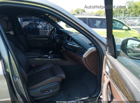 5UXKR0C5XH0V67929 2017 BMW X5 Gray Вид салону спереду