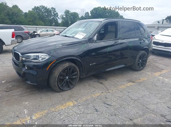 5UXKR2C32H0U23687 2017 BMW X5 Черный Передняя левая четверть