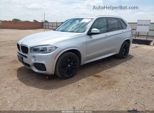 5UXKR2C35H0U24199 2017 BMW X5 Silver Передня ліва чверть