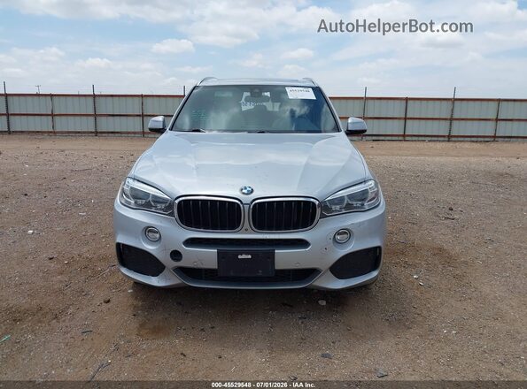 5UXKR2C35H0U24199 2017 BMW X5 Silver Вид щитка приладів