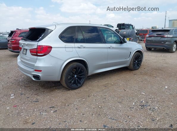 5UXKR2C35H0U24199 2017 BMW X5 Silver Задня права чверть