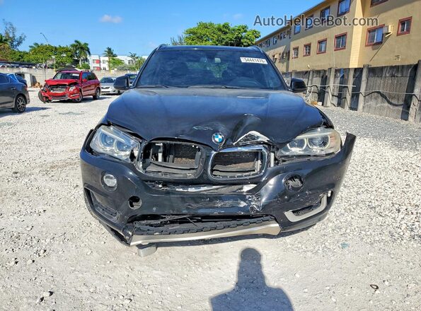 5UXKR2C35H0X06407 2017 BMW X5 Black წინა ხედი