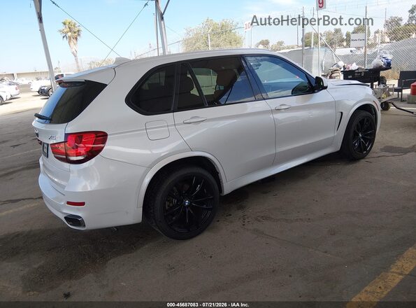 5UXKR2C36H0W43589 2017 BMW X5 Белый Задняя правая четверть
