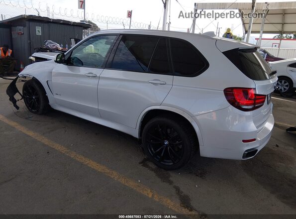 5UXKR2C36H0W43589 2017 BMW X5 Белый Задняя левая четверть
