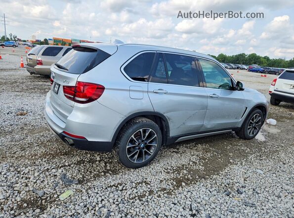 5UXKR2C37H0X07087 2017 BMW X5 Silver Trasero derecho