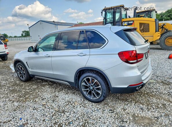 5UXKR2C37H0X07087 2017 BMW X5 Silver Trasero izquierdo