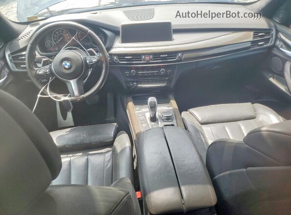 5UXKR2C38H0X03744 2017 BMW X5 Black Widok deski rozdzielczej