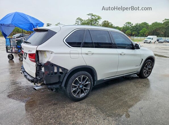5UXKR2C39H0U22326 2017 BMW X5 White Задня права чверть