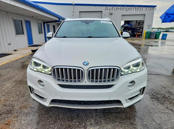 5UXKR2C39H0U22326 2017 BMW X5 White Вид спереду