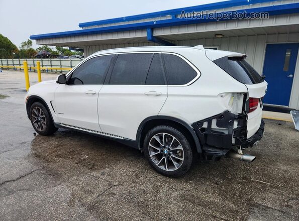 5UXKR2C39H0U22326 2017 BMW X5 White Задня ліва чверть