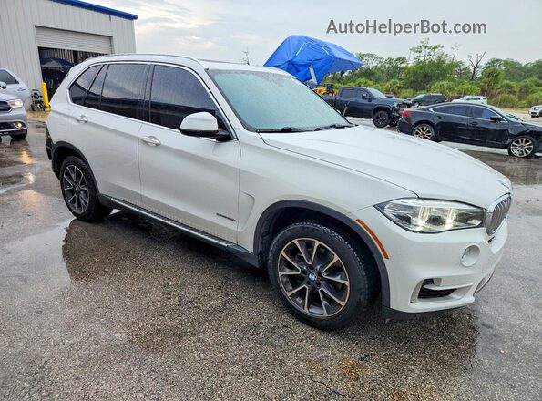 5UXKR2C39H0U22326 2017 BMW X5 White Передня права чверть