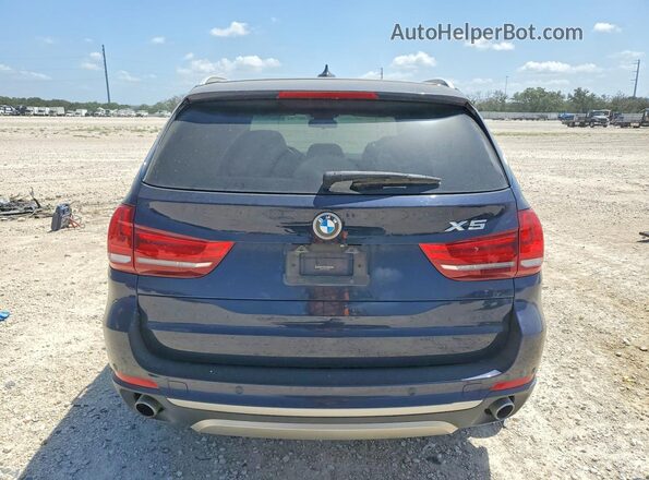 5UXKR2C39H0X04563 2017 BMW X5 Blue Vista trasera