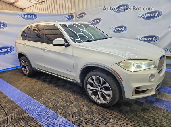 5UXKR2C39H0X04885 2017 BMW X5 White Delantero derecho