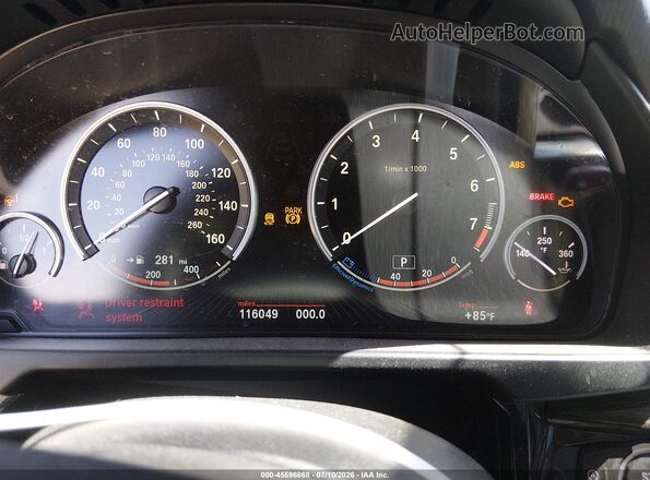 5UXKR2C50G0U17709 2016 BMW X5 Black Հետևի նստատեղերի տեսք