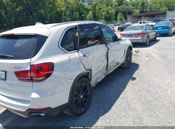 5UXKR2C50J0Z20180 2018 BMW X5 White უკანა მარჯვენა