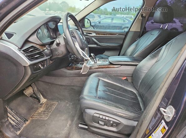 5UXKR2C51G0R72197 2016 BMW X5 Синий Вид салона спереди