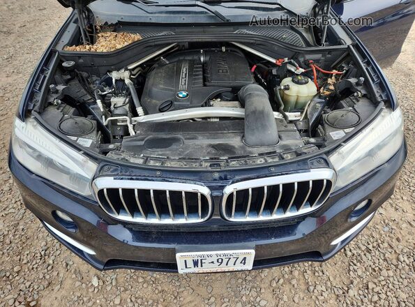 5UXKR2C51G0R72197 2016 BMW X5 Синий Вид подкапотного пространства